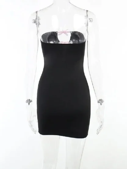Bow Hole Strapless Dress - Image 6