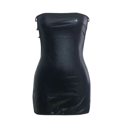 Sexy Backless Strapless Dress - Image 4