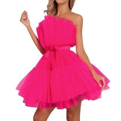Mini Tutu Strapless Dress - Image 2