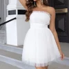 Elegant Tutu Strapless Dress - Image 3
