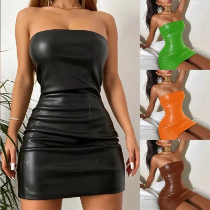 Sexy Mini Strapless Dress - Image 6