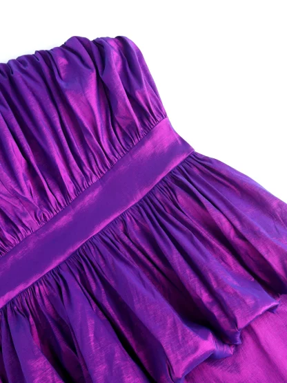 Ruffle Evening Strapless Dress - Image 6