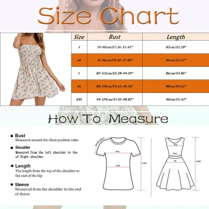 Smocked Floral Strapless Dress - Image 7