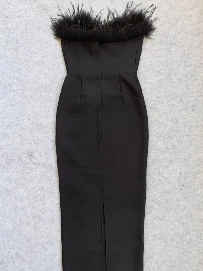 Elegant Strapless Maxi Dress - Image 5