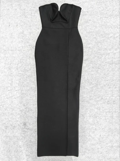 Sexy Cutout Strapless Dress - Image 4