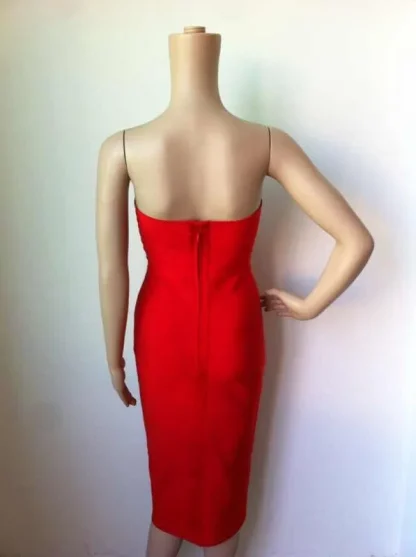 Bodycon Strapless Evening Dress - Image 6