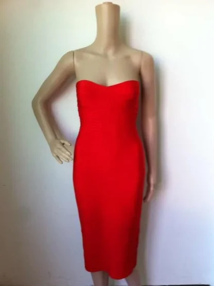 Bodycon Strapless Evening Dress - Image 5