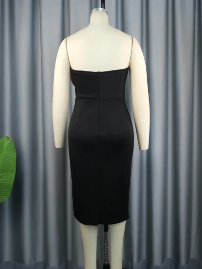 Exaggerated Bow Strapless Dress - Image 4