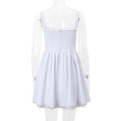 Elegant A-line Mini Strapless Dresses - Image 6