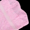 Pink Lace Patchwork Strapless Dress - Image 5