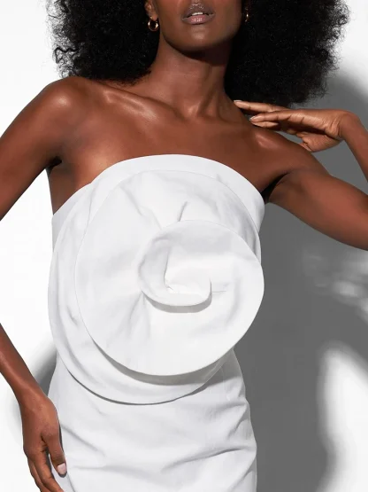 Elegant Strapless Maxi Dresses - Image 4