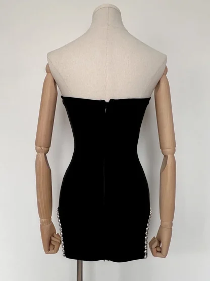 Sexy Slimming Mini Strapless Dress - Image 4
