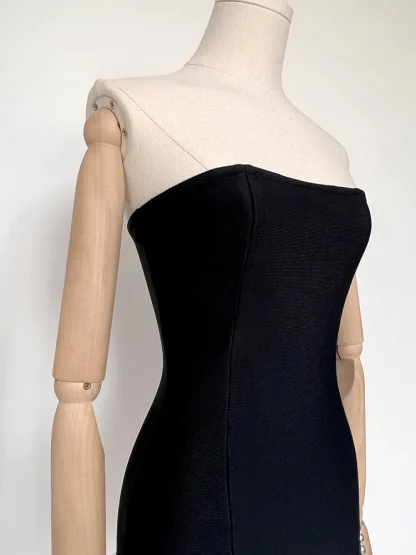 Sexy Slimming Mini Strapless Dress - Image 5