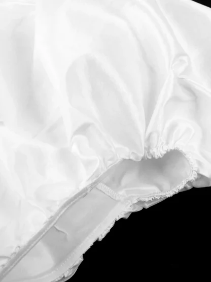 Exaggerated Ruffle Strapless Dress - Image 6