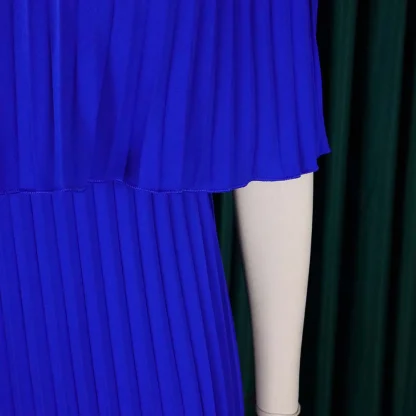 Accordion Pleat Strapless Dresses - Image 6